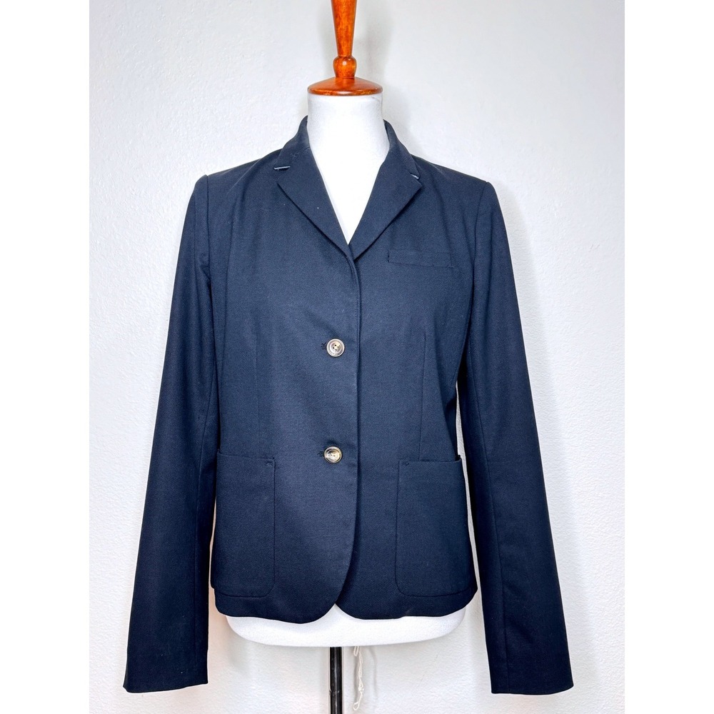 GAP Academy Blazer Navy Size 8 Office Career Wear Core Wardrobe Preppy Classic